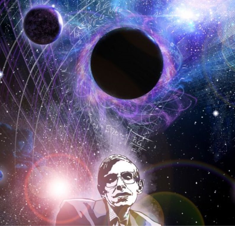 Stephen Hawking artwork